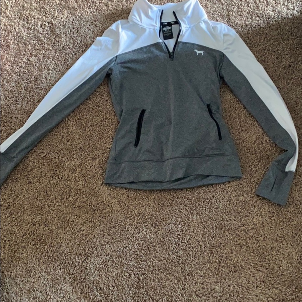 PINK Quarter-Zip Pull-Over